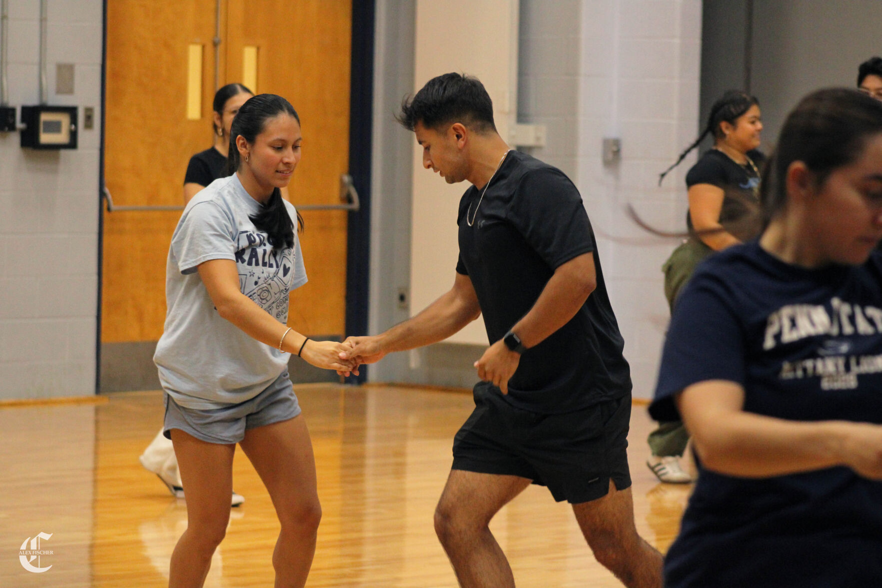 Caliente Rehearsal, Nicole and Abelardo